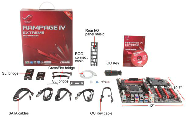 Rampage IV Extreme In The Box, Board Features - ASUS Republic of ...